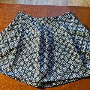 Patterned circle skirt